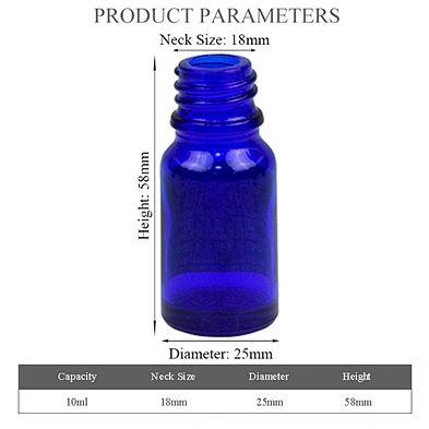 wholesale empty 10 ml personal care cosmetic glass bottle essential oil packaging skin care serum essential oil bottle 10ml