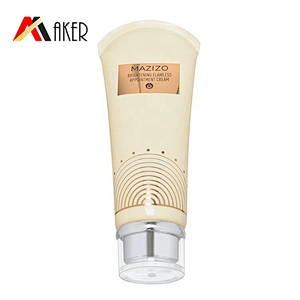 China factory empty custom 120ml cosmetic BB cream plastic packaging tube with luxury acrylic cap