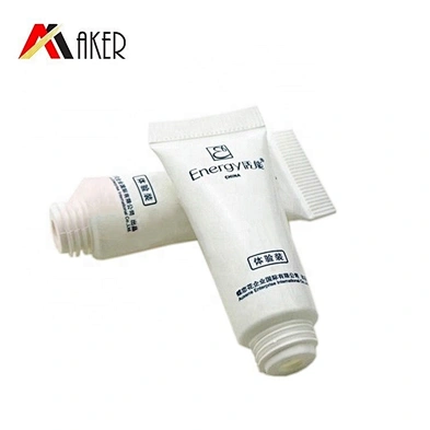 Factory supply 5ml small LDPE plastic cosmetic cream tube packaging with screw cap for trial use