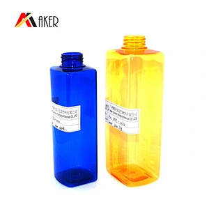 Private mould 700ml Square Clear Semi-transparent Plastic PET Bottle