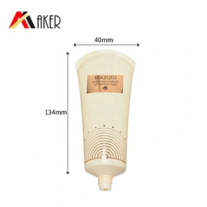 China factory empty custom 120ml cosmetic BB cream plastic packaging tube with luxury acrylic cap