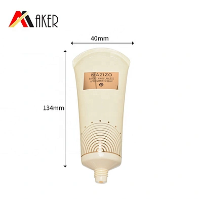 China factory empty custom 120ml cosmetic BB cream plastic packaging tube with luxury acrylic cap