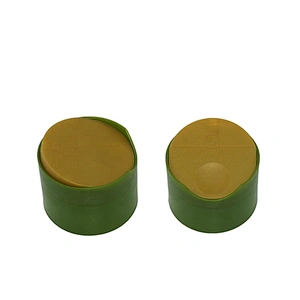 28/410 Green Plastic Double Wall Screw Disc Top Lid Cap For Bottle