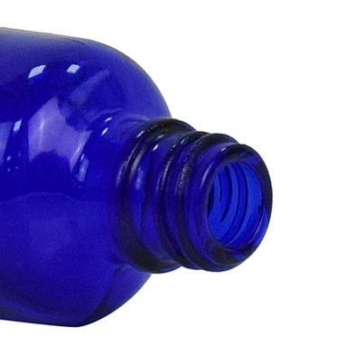 factory price 50ml blue essential oil bottle glass personal care packaging skin care eye serum dopper bottle
