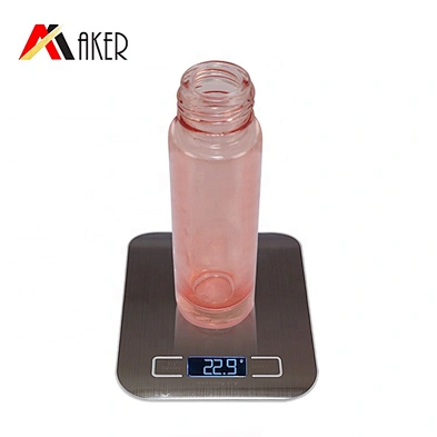Hotsale 10ml colorful round metal stainless steel roller ball glass roll on perfume bottle with screw cap