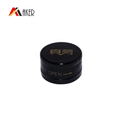 28mm neck size customized logo printing Aluminium Cap For Beverage