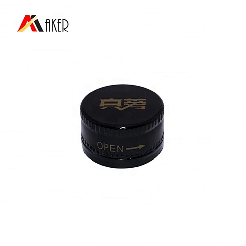 28mm neck size customized logo printing Aluminium Cap For Beverage