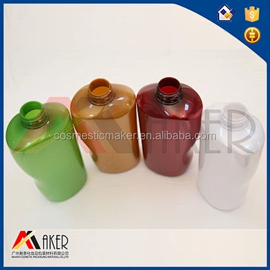 Custom 650ml PET Plastic Bottles for Shampoo Packaging Set with Lotion Pump