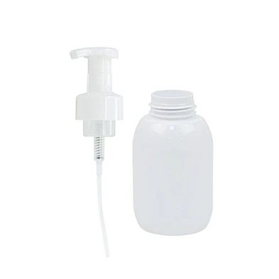 factory in stock 300ml plastic pet foam pump cream bottle for face clean body cream shampoo