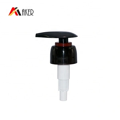 28/410 Plastic bottle lotion pump black shower gel dispenser pump