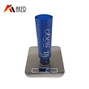 Wholesale 150ml matte round LDPE plastic cosmetic face wash tube packaging with flip top cap
