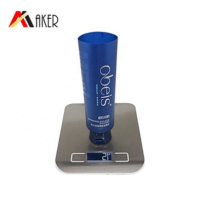 Wholesale 150ml matte round LDPE plastic cosmetic face wash tube packaging with flip top cap