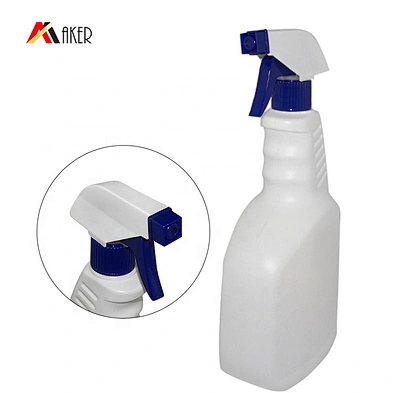 China guangzhou suppliers 28/410 blue white plastic spring trigger sprayer