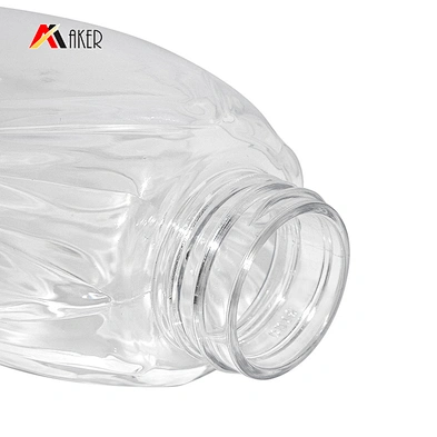 Custom screen printing personal skincare packaging pet pump bottle