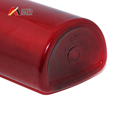 2020 Hottest unique wholesale price empty red 150ml PET cosmetic plastic spray bottle