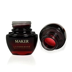 wholesale empty glass 50g 2oz  custom logo alumite cap lotion face cream handcream cosmetic packaging skincare jar