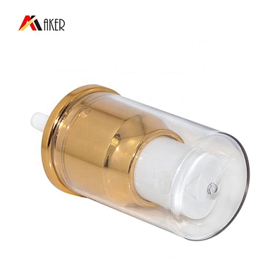 Luxury Gold aluminum cover 20/415 cosmetic Mist Sprayer with full cover cap