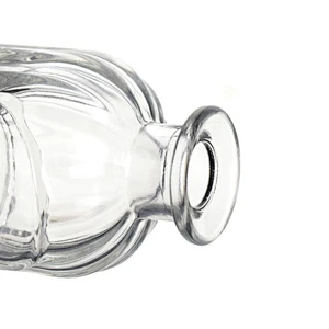 50ml New Design Car Perfume Empty Luxury Glass Frosted Aromatherapy Reed Diffuser Bottles with Caps and Box