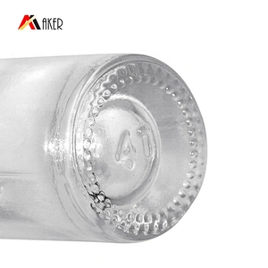New arrival 15ml glass transparent deodorant roll on bottle with aluminum covered cap