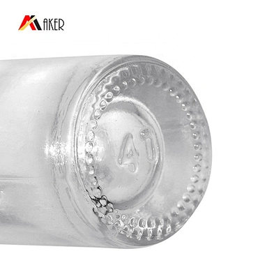 New arrival 15ml glass transparent deodorant roll on bottle with aluminum covered cap