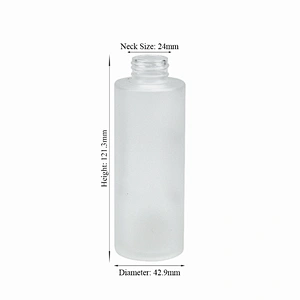 luxury glass lotion serum bottle message essential oil packaging glass dropper bottle
