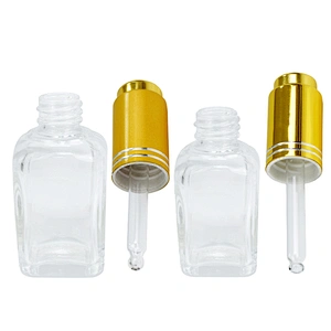 custom 10ml 15ml 20ml 30ml shape glass personal care packaging essential oil dropper glass bottle