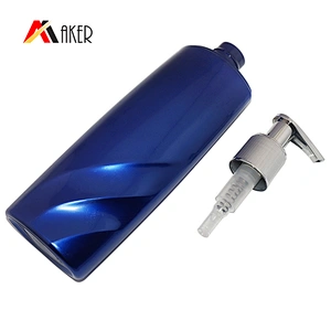 Wholesale price new design empty 250ml PET plastic hair shampoo bottle packaging
