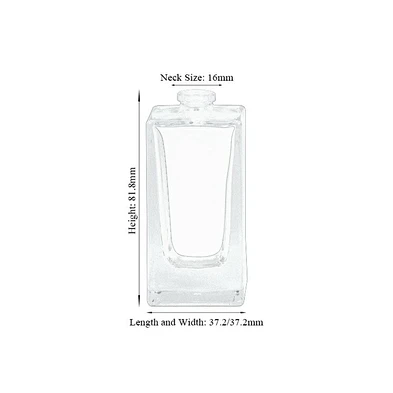 30ML 50ML Clear Black Glass Perfume Bottle Refillable Glass Spray Perfume Bottle