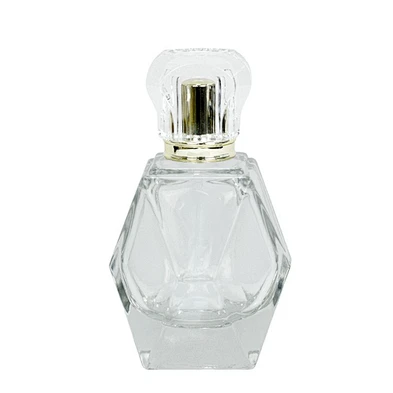 3oz transparent glass bottle perfume personal care packaging mist spray bottle