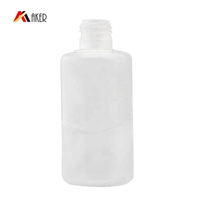 Wholesale 100ml PE plastic cosmetic sunscreen lotion bottle with gold aluminum covered disc cap