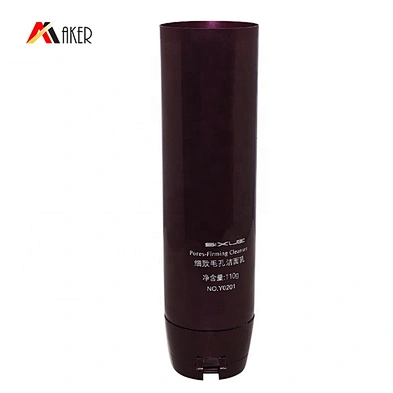 Custom 100ml LDPE Plastic Cosmetic Face Wash Cream Soft Tubes Packaging with Plastic Flip Top Cap