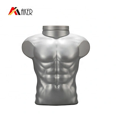 6L Unique Body shaped Customized Color Plastic HDPE Bottle Cosmetic Or Storage Container With Lid