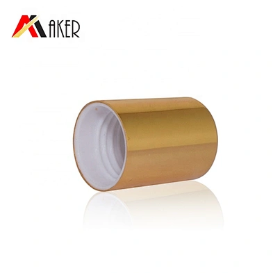 Aluminum Covered Screw Cap Ball Gold Stainless Steel China Factory 16mm Cosmetic Essential Oil Glass Bottle