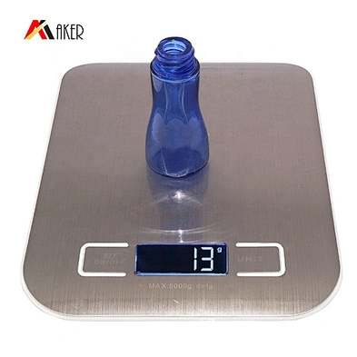 Cosmetic Lotion Cream Bottle PETG Plastic Hot Selling Empty Round Blue 20ml Screen Printing Provided Beauty Packaging