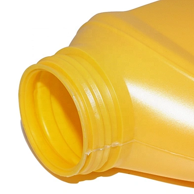 Hot design wholesale empty 500ml yellow plastic hdpe laundry detergent bottle