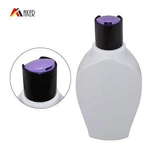 Custom Eco Friendly  28/410 PP Purple and Black Plastic Disc Top Spice Cap for Cosmetic Bottle