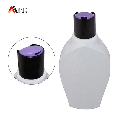 Custom Eco Friendly  28/410 PP Purple and Black Plastic Disc Top Spice Cap for Cosmetic Bottle