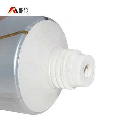 80ml round empty silver toothpaste aluminum plastic tube packaging