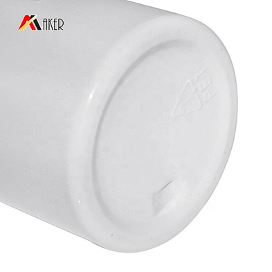 Hot sale 50ml white body mist PET plastic perfume spray bottle packaging with plastic mist sprayer or cream pump