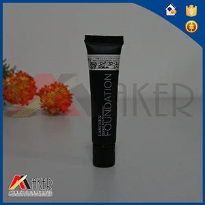 OEM Custom Size Black 19mm Skin Care Facial Hand Cream Lipgloss Squeeze Tubes