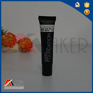 OEM Custom Size Black 19mm Skin Care Facial Hand Cream Lipgloss Squeeze Tubes