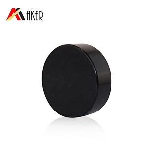 Factory supply PP black 42mm plastic jars screw lid with white PE inner lid