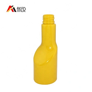 Customized wholesale empty mini 70ml long neck round shape petrol engine oil motor oil plastic bottle