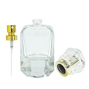 2oz French classical luxury custom perfume bottle glass personal care packaging mist spray bottle