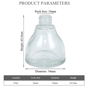 custom essential oil bottle 20ml 30ml 45ml 1oz luxury dropper bottle glass personal care packaging massage glass bottle