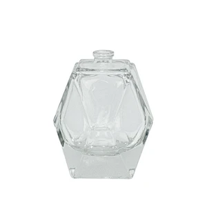 3oz transparent glass bottle perfume personal care packaging mist spray bottle