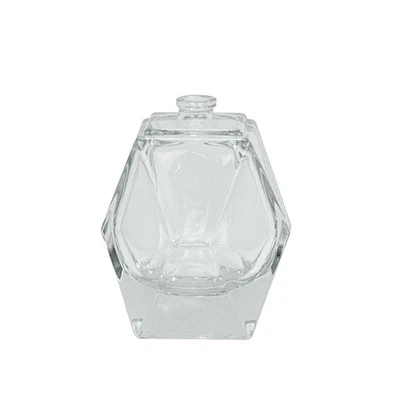 3oz transparent glass bottle perfume personal care packaging mist spray bottle