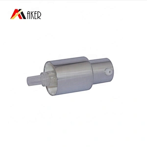 Wholesale 18/410 cosmetic silver aluminum covered plastic cream pump