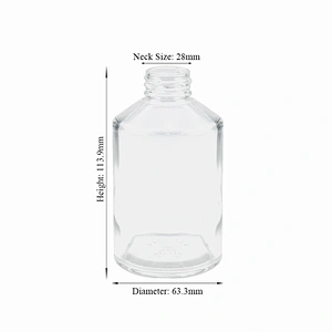 cosmetic serum glass bottle essential message oil dropper personal care packaging glass bottle