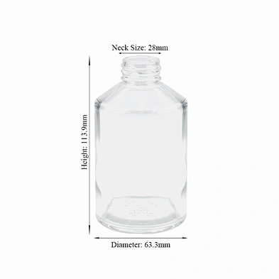 cosmetic serum glass bottle essential message oil dropper personal care packaging glass bottle